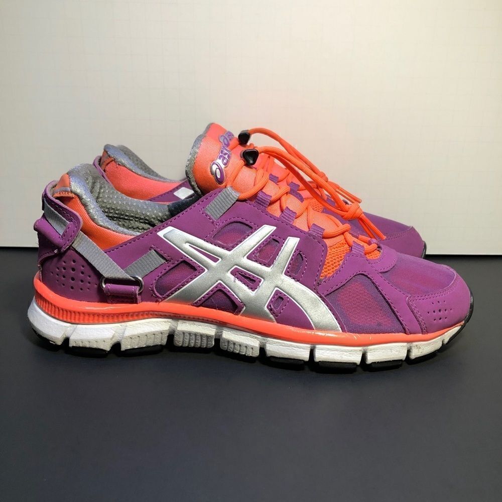 Womens ASICS Gel Synthesis Purple Training Shoes / Size 7 - Picture 2 of 10